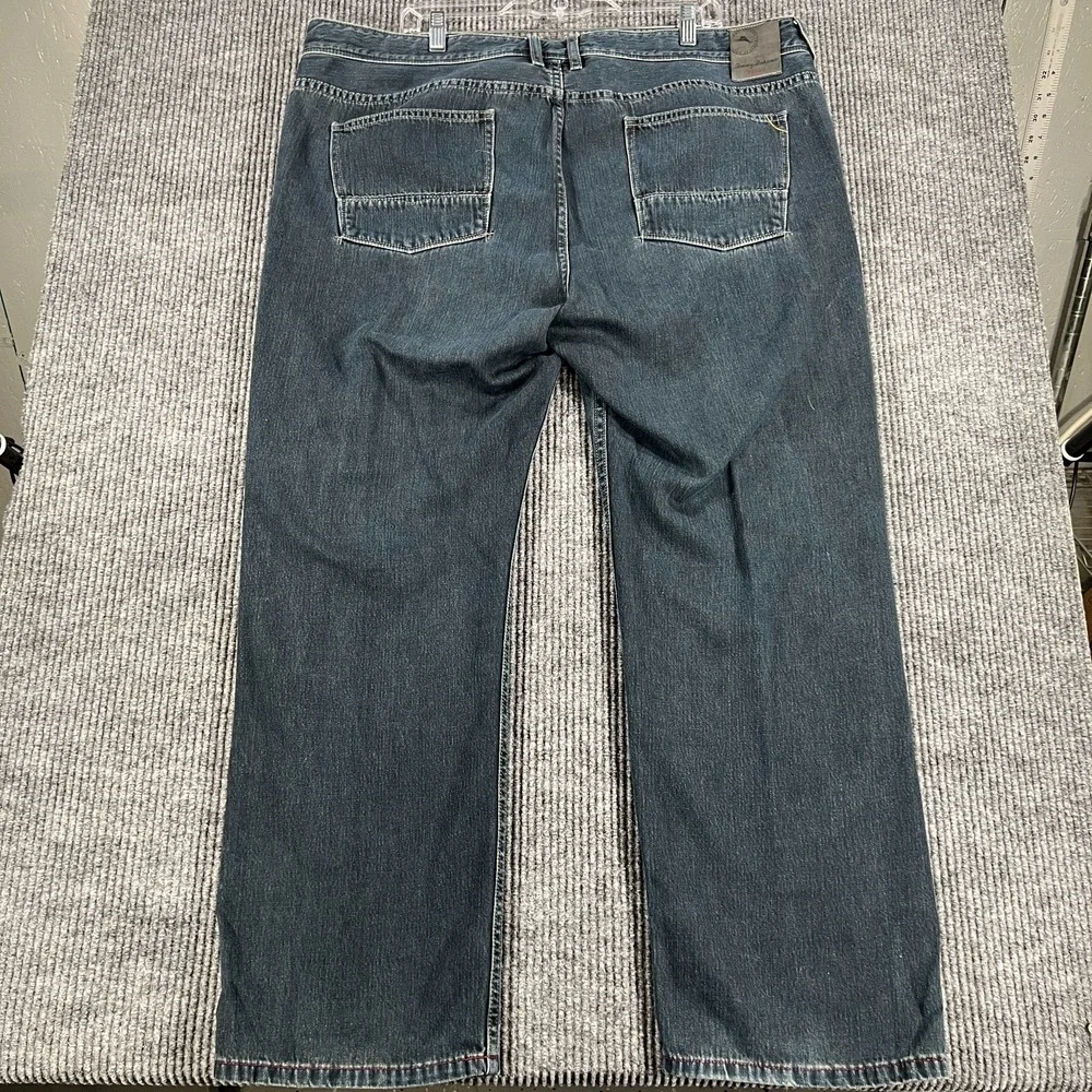 Tommy Bahama Jeans Mens‎ 42x30 Cayman Relaxed Island Fit Dark Blue Denim